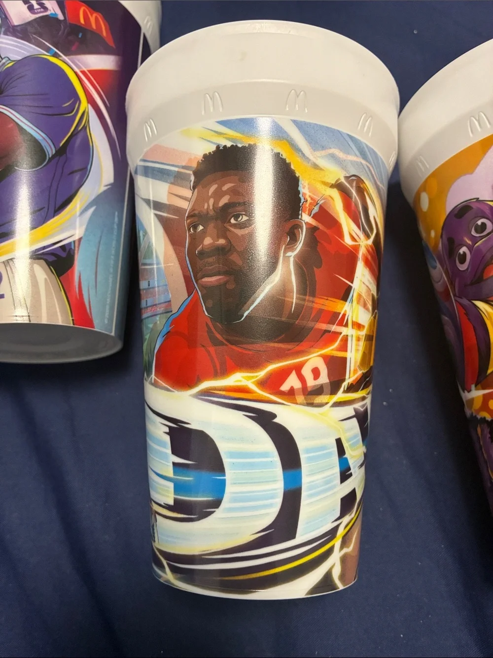 MCDONALDS COLLECTABLE WORLD CUP 3pk cups PLASTIC